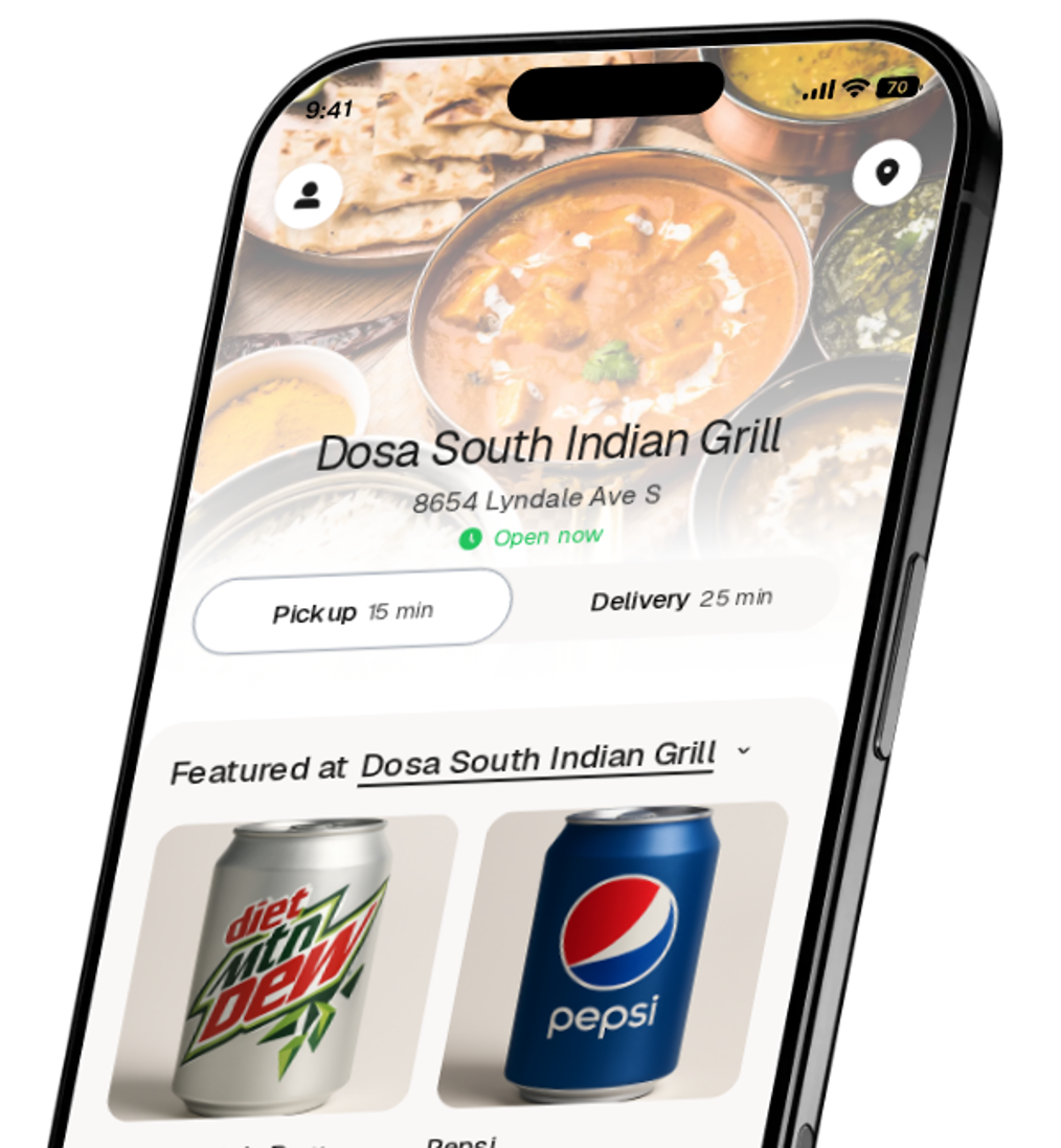 Dosa South Indian Grill app preview