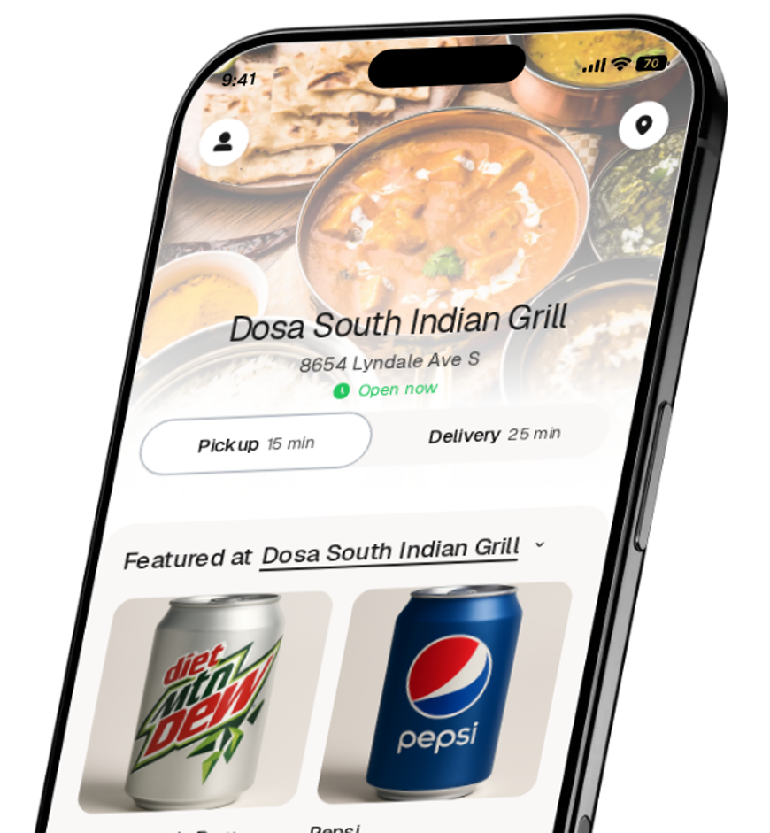 Dosa South Indian Grill app preview